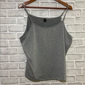 SHEIN curve Charcoal Gray Tank Top, 3XL